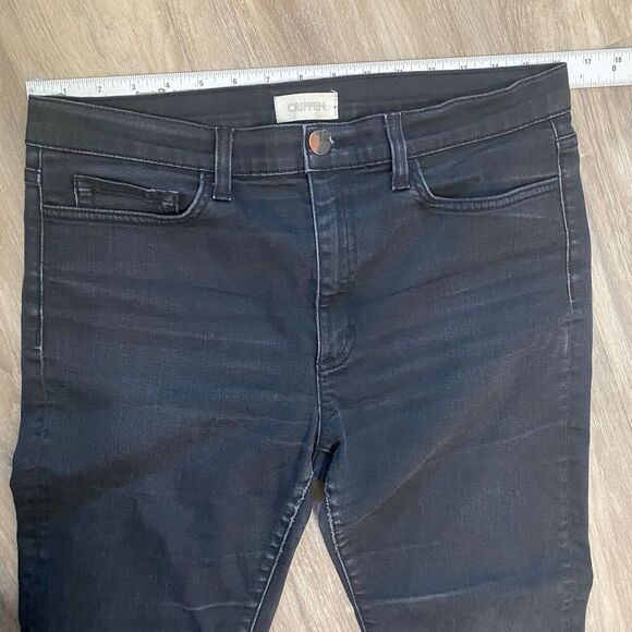Crippen Washed Black Skinny High Rise Stretch USA Made Women's Jeans‎ Size 30 - Picture 4 of 9